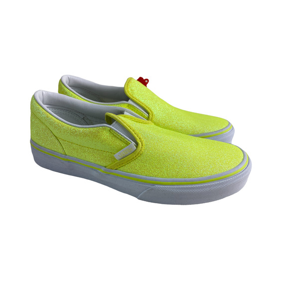 Vans Slip On Yellow Women's Classic Skate Shoes - Picture 7 of 8